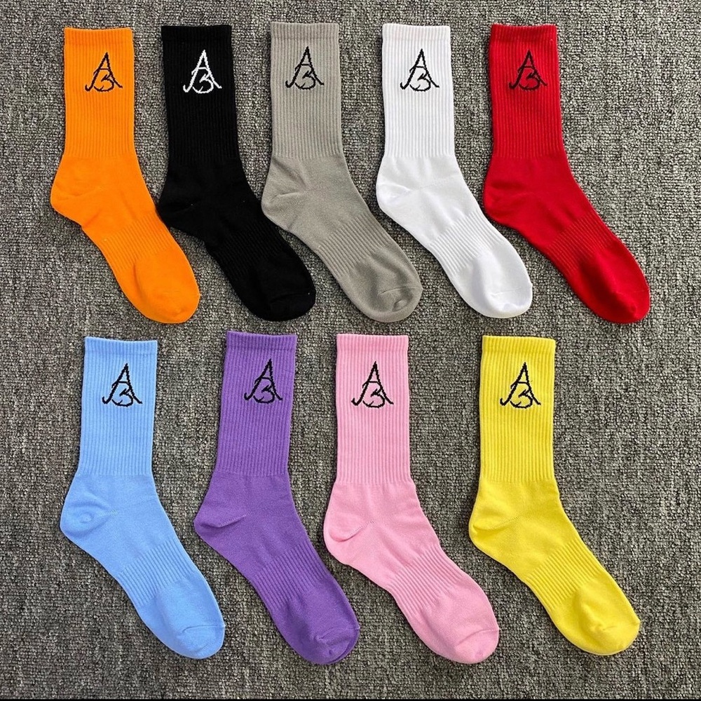 Assorted Colorful Socks Set